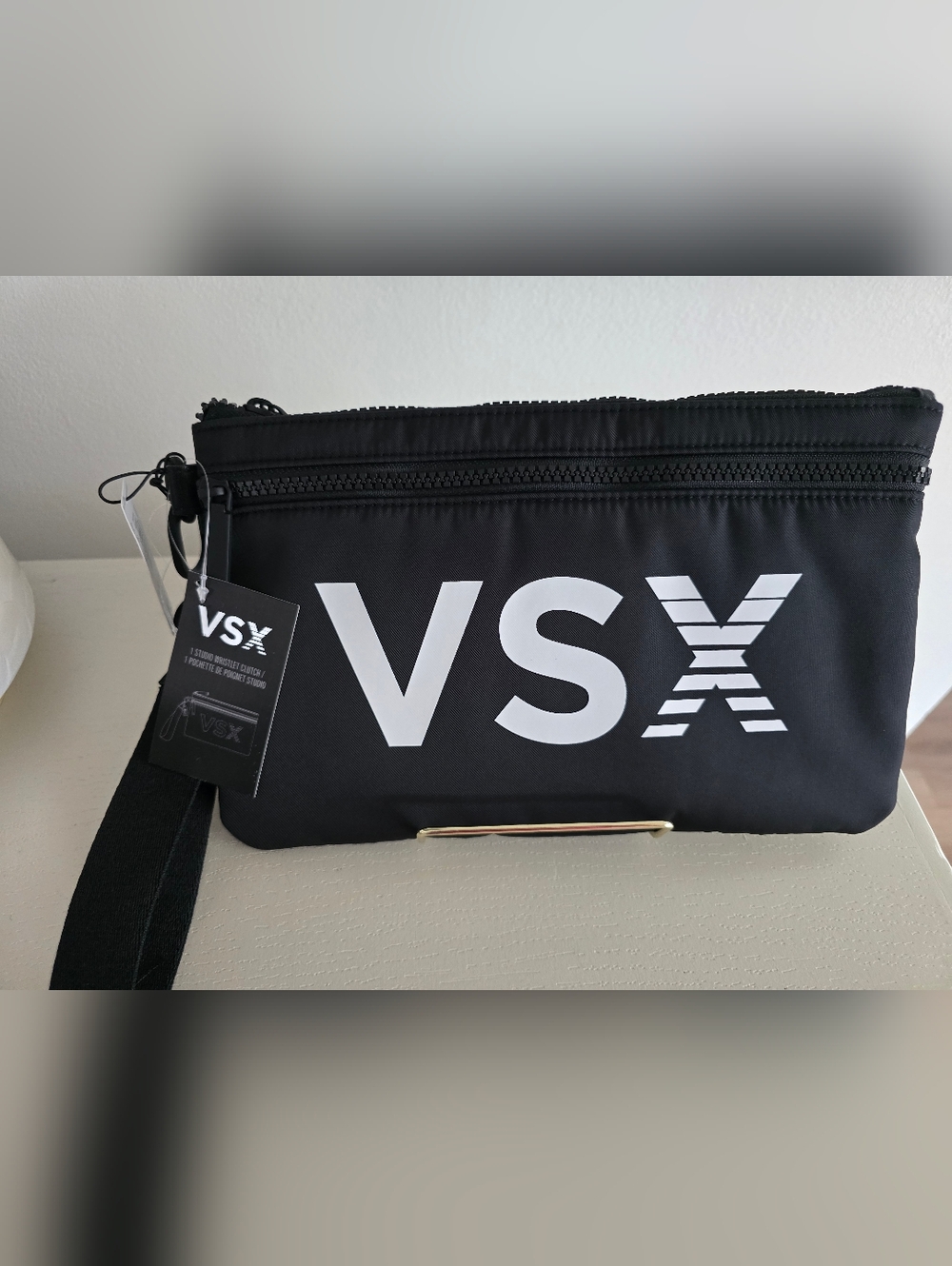 VSX Black Waist Pouch with White Logo - Picture 4 of 11
